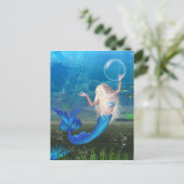  bandenzeemeermin met breekbaar briefkaart (Staand voorkant)