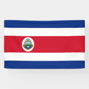 Bandera de Costa Rica - Vlag van Costa Rica  Spandoek