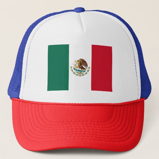 Bandera de Mexico National flag Mexicanos Trucker Pet (Voorkant)
