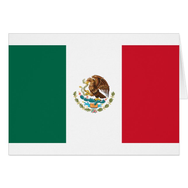 Bandera de México - Vlag van Mexico - Mexicaanse v (Voorkant Horizontaal)