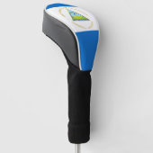 Bandera de Nicaragua Golfheadcover (Schuin)