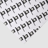 Bandera Pirata Tissuepapier (Detail)