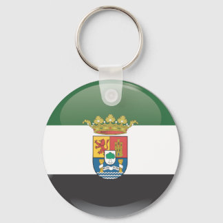 Bandera y escudo de Extremadura Sleutelhanger