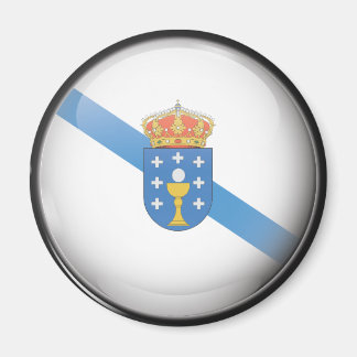 Bandera y escudo de Galicia Magneet
