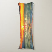 Banderas Bay Sunset 1738 Lichaamskussen (Voorkant Verticaal)