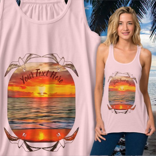 Banderas Bay Sunset 1738 Tanktop