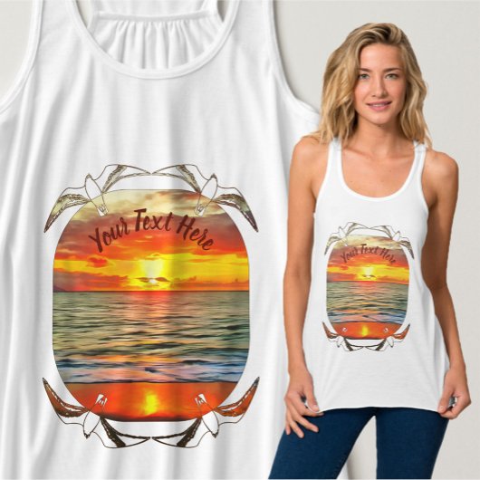 Banderas Bay Sunset 1738 Tanktop