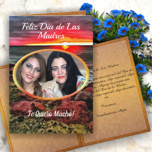 Banderas Feliz Día de la Madres Atardecer 914 Kaart