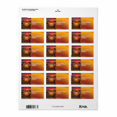 Banderas Rocky Sunset 914 Adres Etiket (Full Sheet)