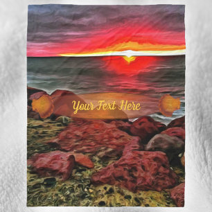 Banderas Rocky Sunset 914 Fleece Deken