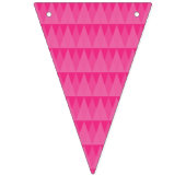 Banderines con triángulos rosas vlaggetjes (Eerste vlag)