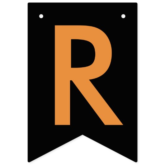 Banderole à bascule Citrouille Halloween (Troisième drapeau)