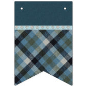 Banderole à bouts bleu Tartan (Troisième drapeau)