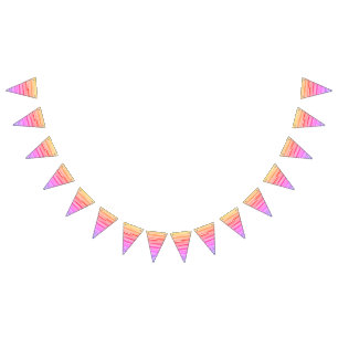 Banderole à fanions Summer Party