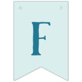 Banderole Bleu bleu 1er anniversaire (Deuxième drapeau)