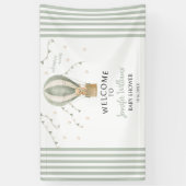 Banderole de bienvenue pour Baby shower à ours en  (Vertical)