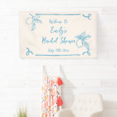 Banderole de Bienvenue pour Mariage Italien au Cit (En situation)