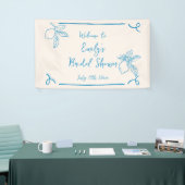 Banderole de Bienvenue pour Mariage Italien au Cit (Salon professionnel)