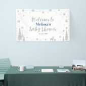 Banderole de Bienvenue pour une Fête de Bébé Garço (Salon professionnel)