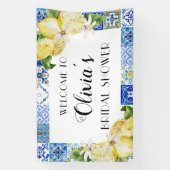 Banderole de Bienvenue pour une Fête de Mariage au (Verticale)