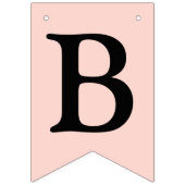 Banderole de bunting de douche de mariée succulent (Troisième drapeau)
