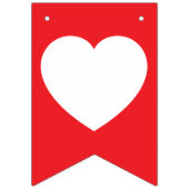 banderole de bunting JE T'AIME  (Premier drapeau)