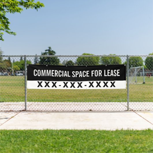 Banderole de clôture d'espace commercial à louer p (Insitu)