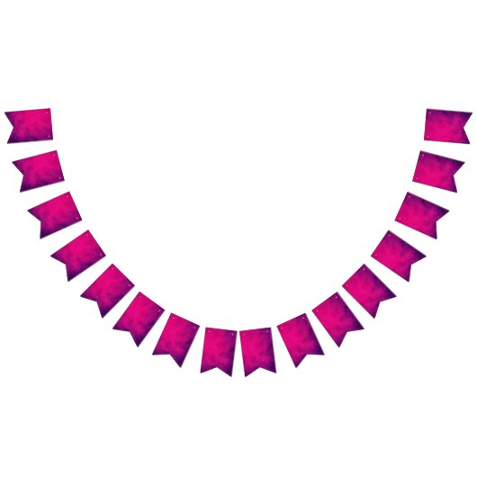 Banderole de décoration de fête violette magenta – (Tout)