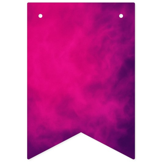 Banderole de décoration de fête violette magenta – (Deuxième drapeau)