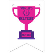 Banderole de décoration de la fête des mères la pl (Troisième drapeau)