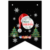 Banderole de décoration de Noël Collection de neig (Deuxième drapeau)