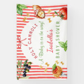 Banderole de décoration pour Baby Shower Cannoli S (Verticale)