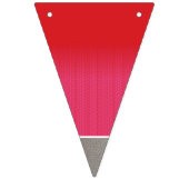 Banderole de décoration pour fête | Triangle et qu (Deuxième drapeau)