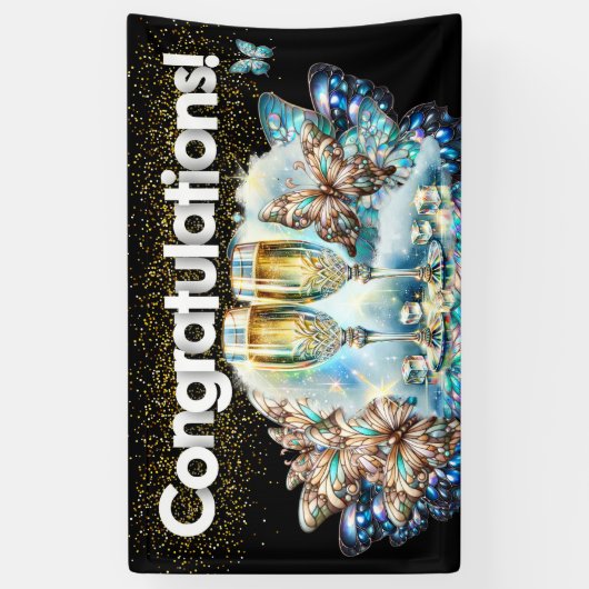 BANDEROLE DE FÉLICITATIONS (Vertical)