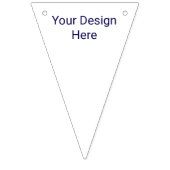 Banderole de fête triangulaire personnalisée (Premier drapeau)