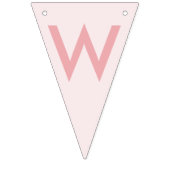 Banderole de guirlande de Baby Shower de fleurs sa (Premier drapeau)