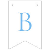 Banderole de guirlande de fête prénuptiale avec no (Deuxième drapeau)