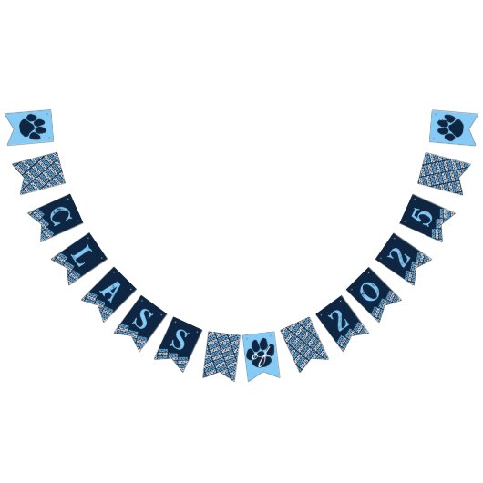 Banderole de la Marine Bleue Pawprint (Tout)