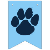Banderole de la Marine Bleue Pawprint (Premier drapeau)