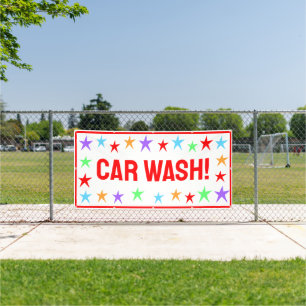 Banderole de lavage de voiture