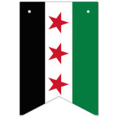Banderole de mariage, drapeau syrien, bruant du sy (Troisième drapeau)