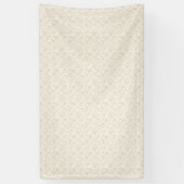 Banderole de mariage personnalisée | Lignes dorées (Vertical)