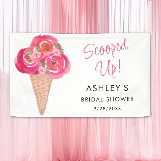 Banderole de Shower de Mariée Scooped Up
