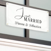 Banderole de voiture pour jeunes mariés (Bâtiment extérieur)