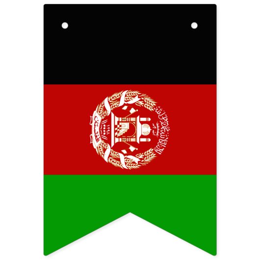 banderole du drapeau afghan (Deuxième drapeau)