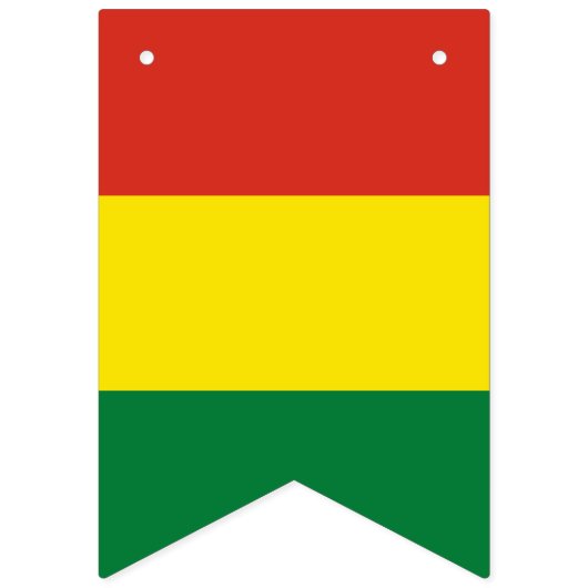 Banderole du drapeau bolivien (Deuxième drapeau)