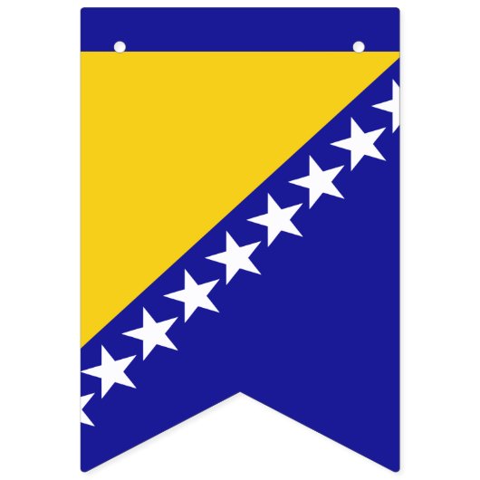 Banderole du drapeau de Bosnie-Herzégovine (Deuxième drapeau)