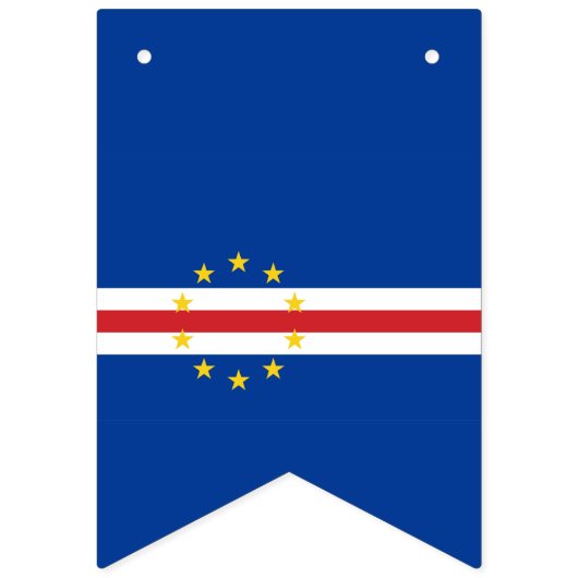 Banderole du drapeau du Cap-Vert (Deuxième drapeau)