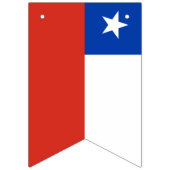 Banderole du drapeau du Chili (Troisième drapeau)