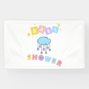 Banderole en vinyle 3x5 pour Baby Shower